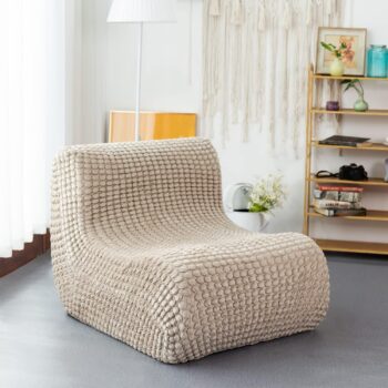 Armless Foam Floor Sofa with Removable Washable Cover, High-Density Cushion Seat for Relaxing and Everyday Indoor Use